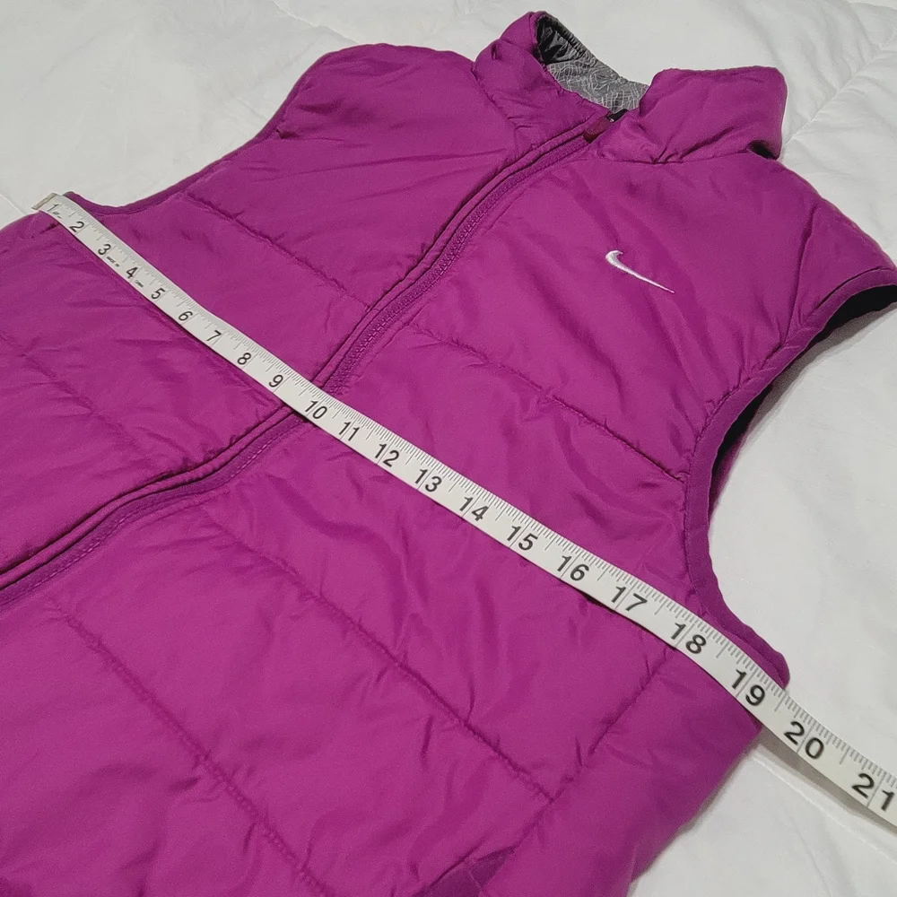 Nike Reversible Purple Puffer Vest